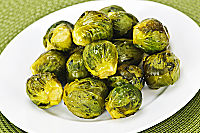 Lemon Garlic Brussel Sprouts